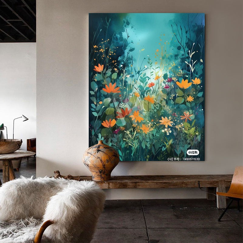 Vision of Nature Modern Floral Wall Art