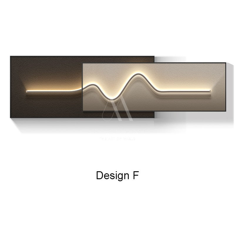 Cellophane Modern LED Wall Art