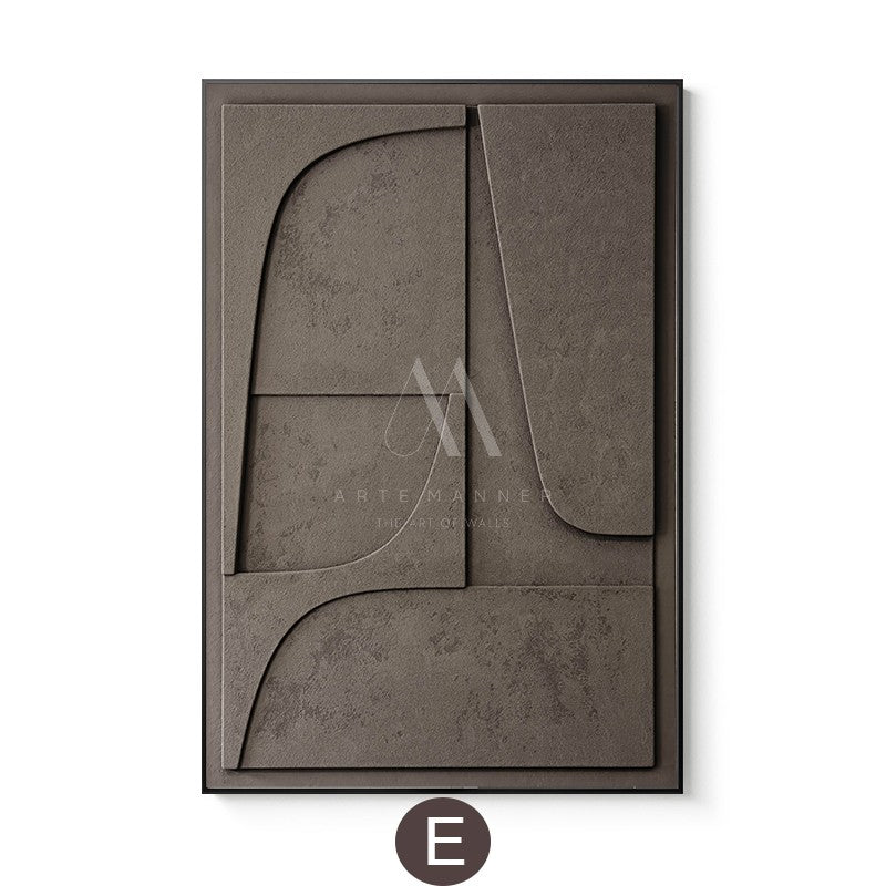 Stoic Minimalist 3D Wall Art