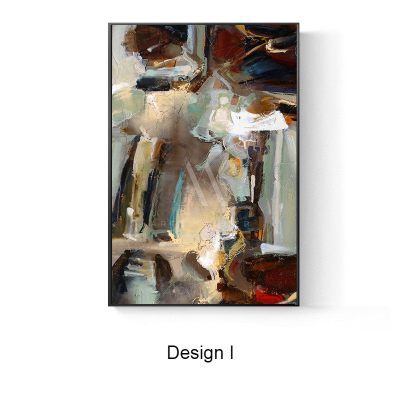 Mayhem Modern Abstract Oil Painting