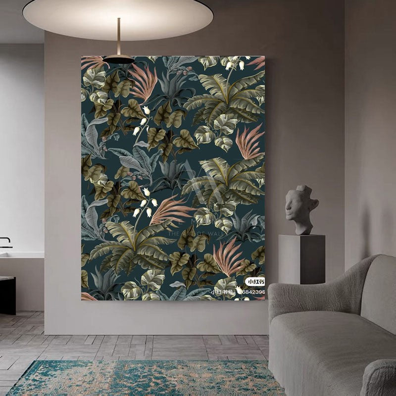Returning to the Forest Modern Floral Wall Art