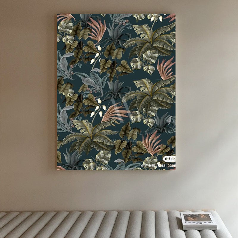 Returning to the Forest Modern Floral Wall Art
