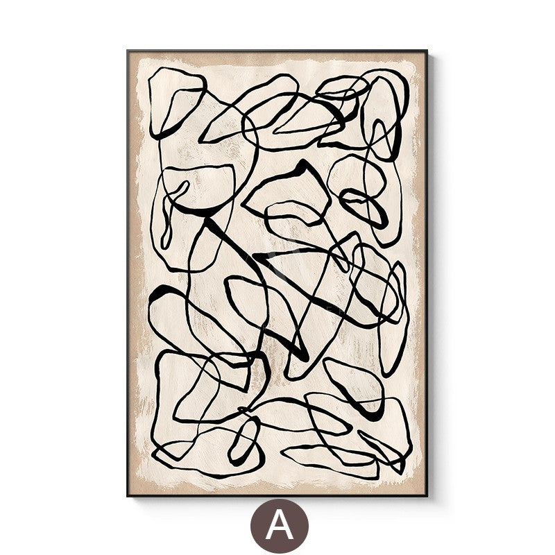 Electric Vizualization Modern Abstract Wall Art