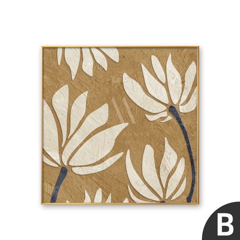 Rainbow Trees Modern Floral Wall Art