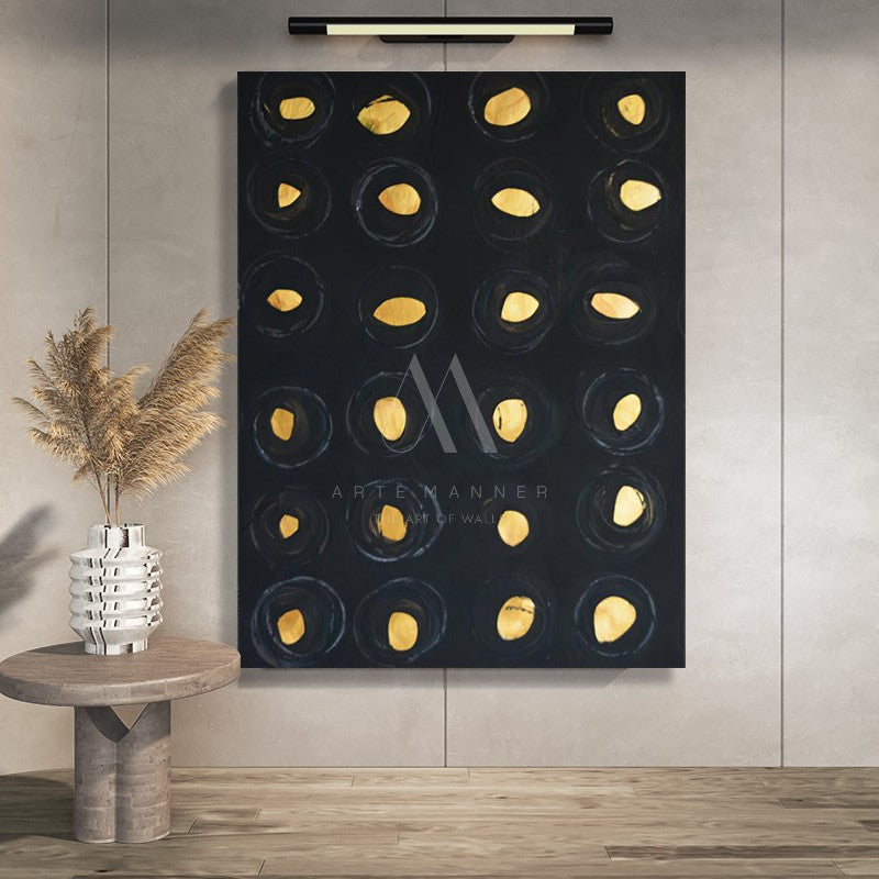 Golden Spirit Minimalist Wall Art