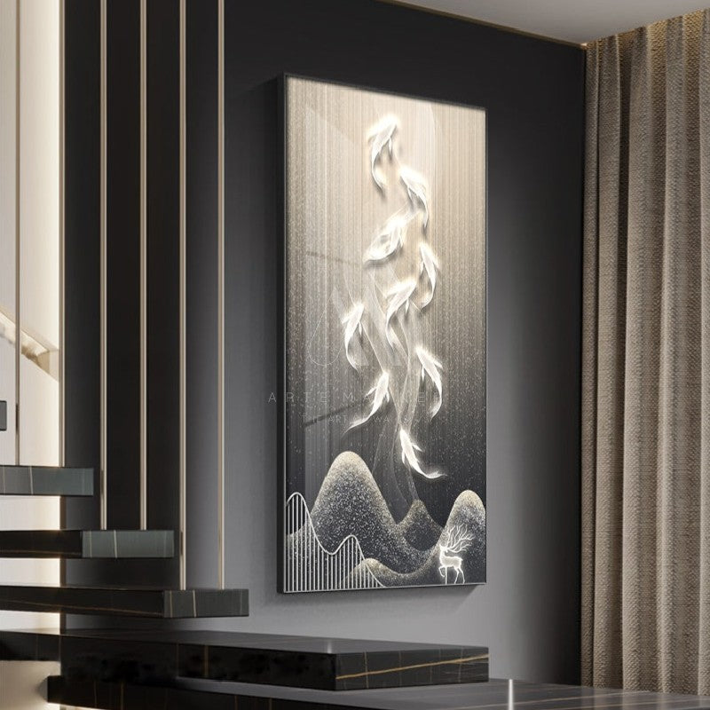 Upstream Modern LED Wall Art