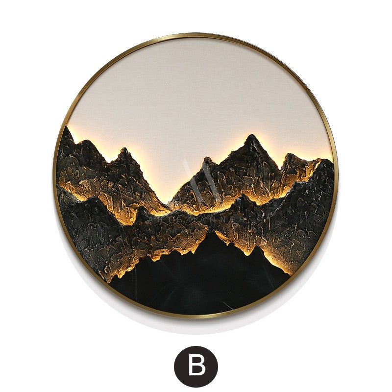 The Battle of the Mountain Modern 3D LED Wall Art