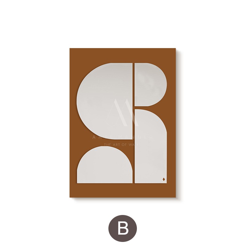 Confronting the Mountain Modern Abstract 3D Wall Art