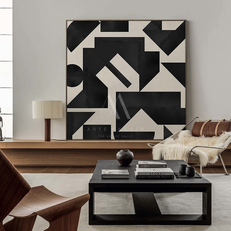 Internal Masks Modern Abstract Wall Art