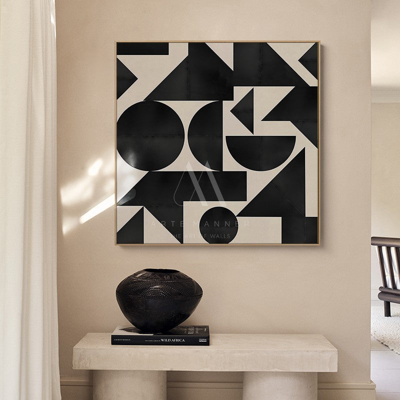 Internal Masks Modern Abstract Wall Art