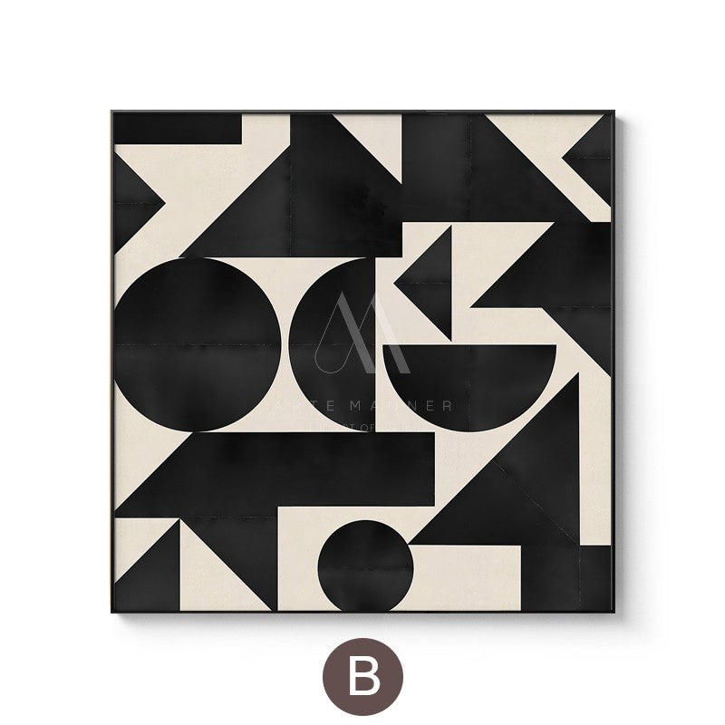 Internal Masks Modern Abstract Wall Art