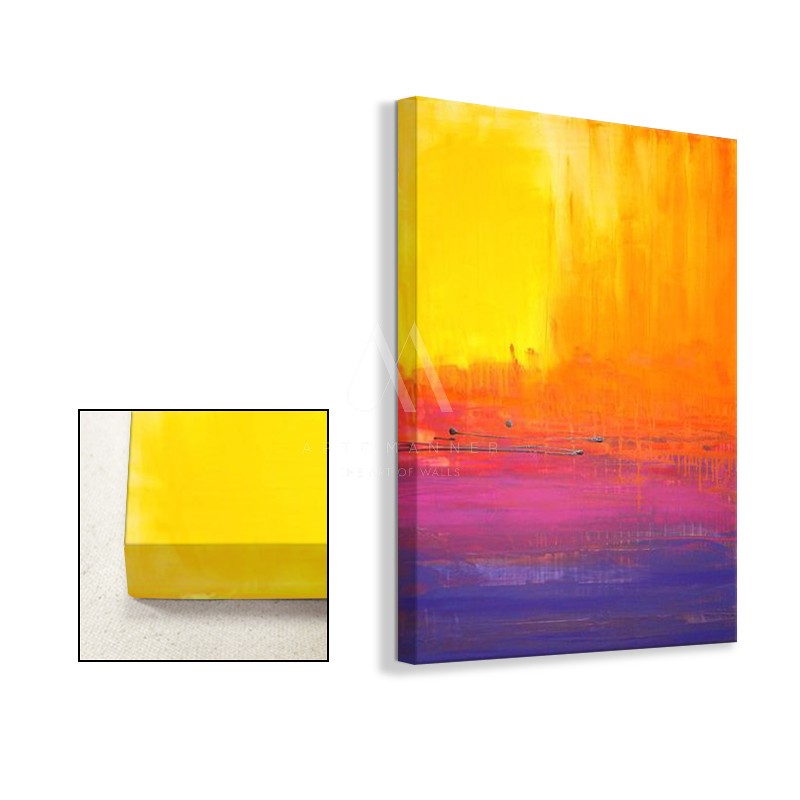 First Light Modern Abstract Oil Painting