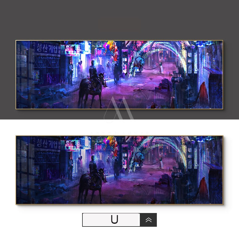 Otherworld Cyberpunk Wall Art