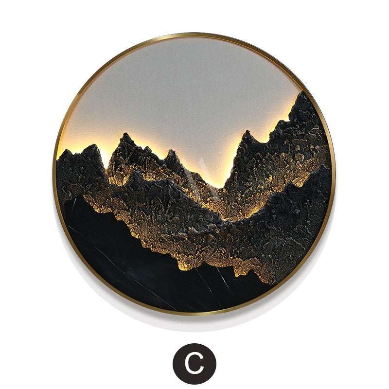 The Battle of the Mountain Modern 3D LED Wall Art