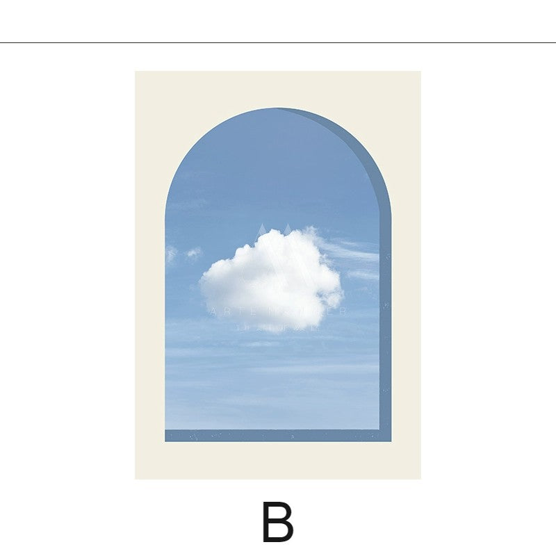 Portrait Of A Cloud Minimalist Wall Art