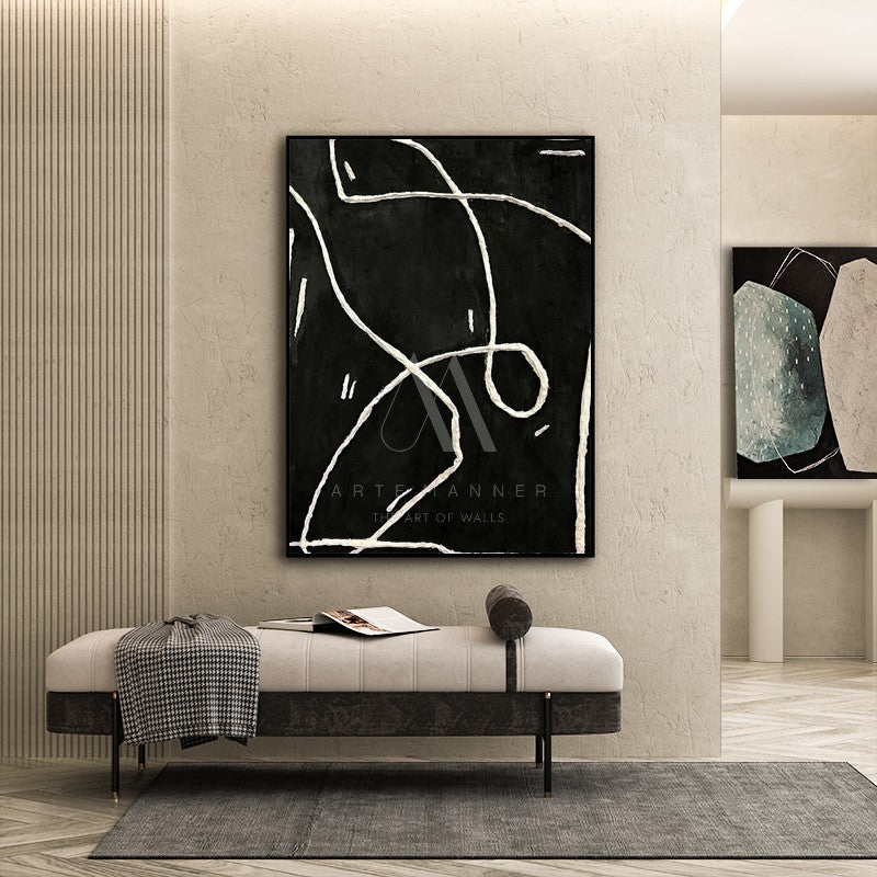 Nomadic Minimalist Abstract Oil Painting