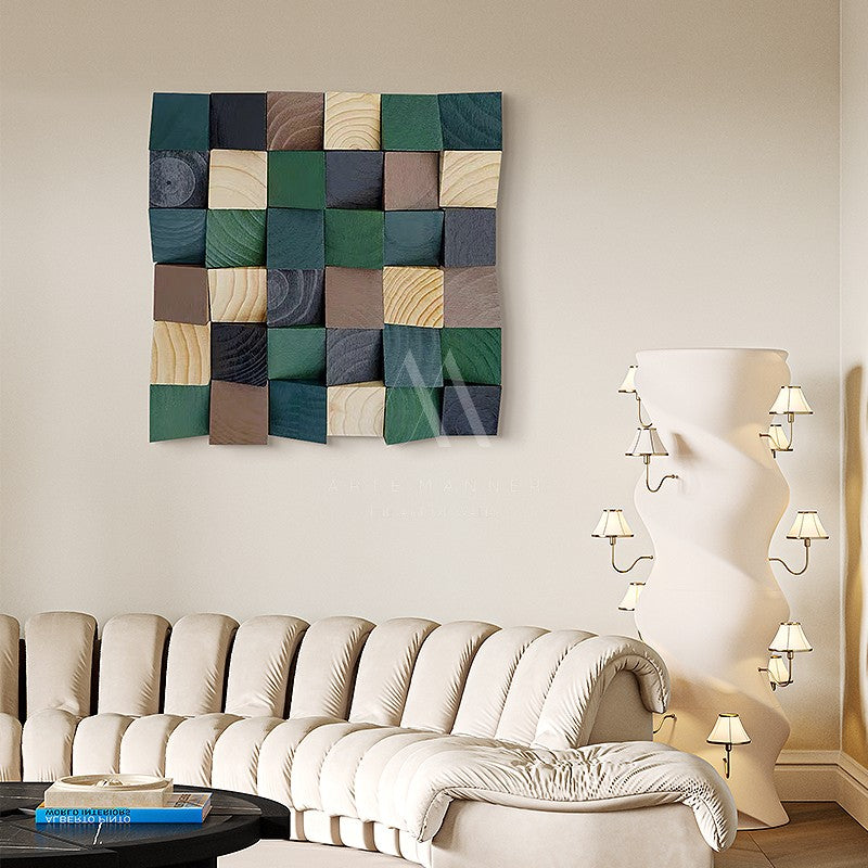 Colourful Connection Modern 3D Wall Art