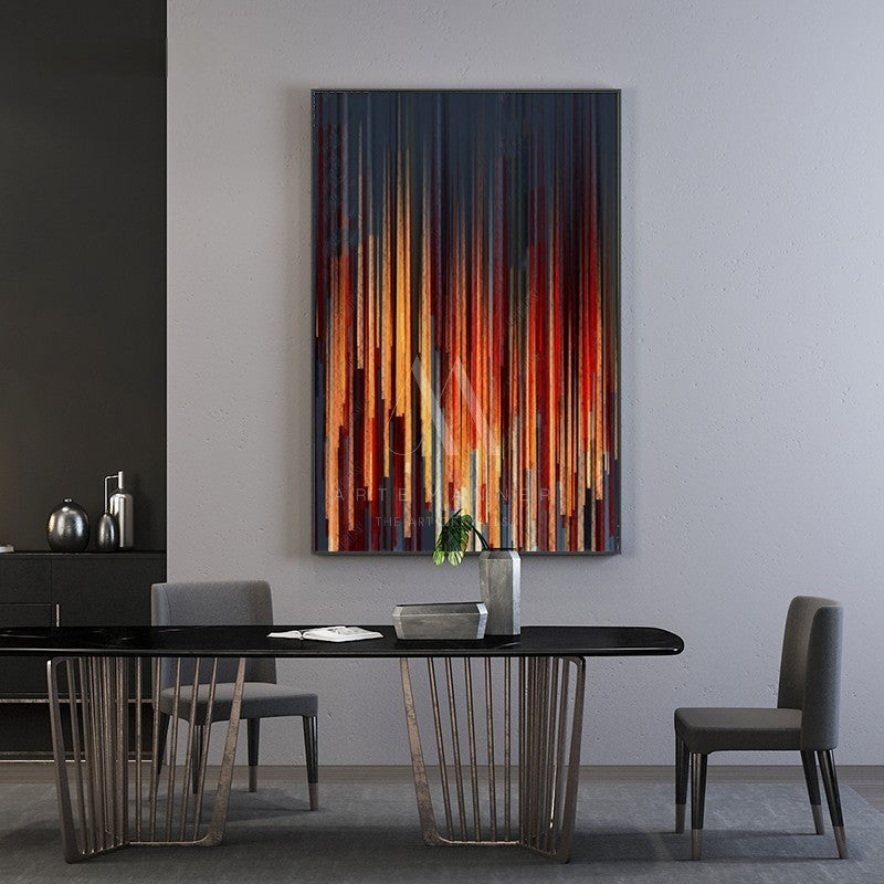 Meteor Modern Abstract Wall Art