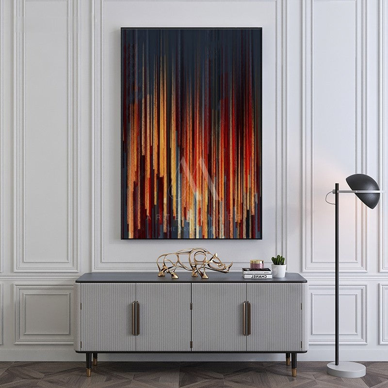 Meteor Modern Abstract Wall Art