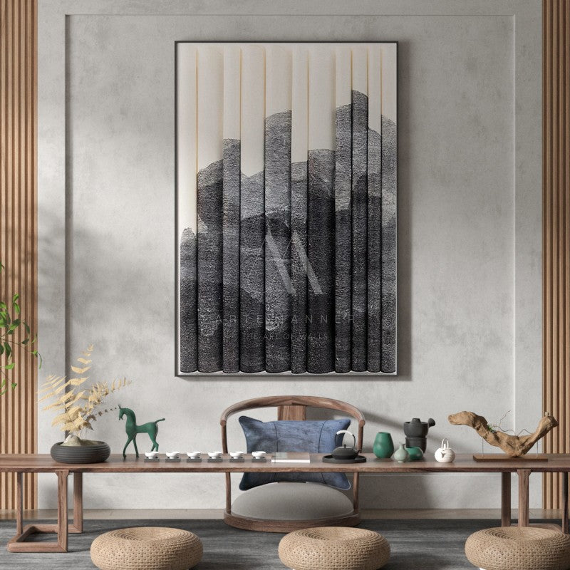 The Bride of the Mountain Modern Abstract Wall Art