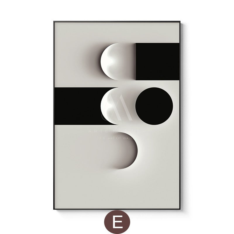 The Legend of History Modern Abstract 3D Wall Art