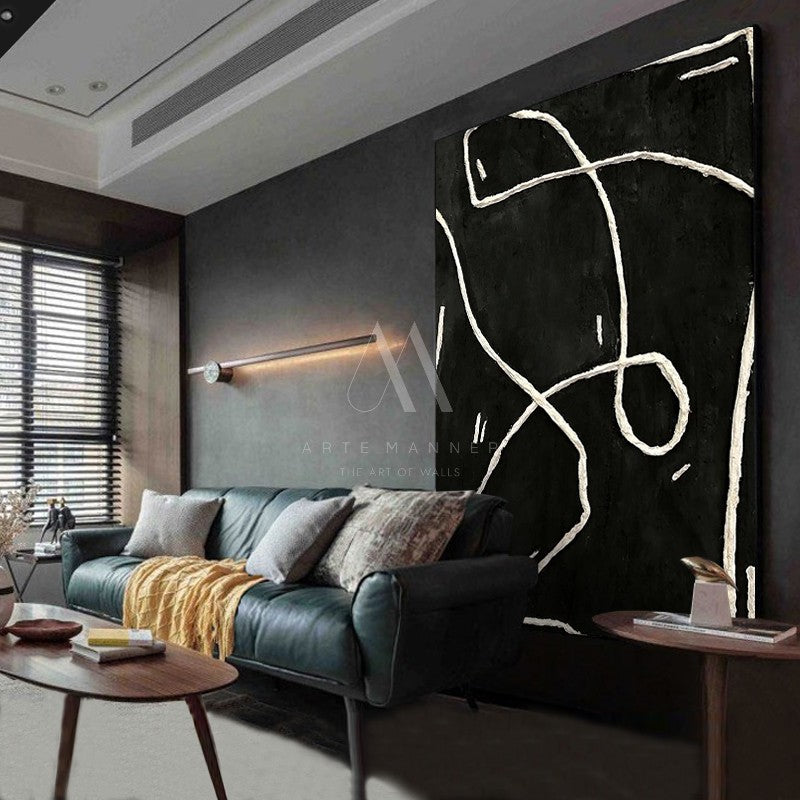 Nomadic Minimalist Abstract Oil Painting