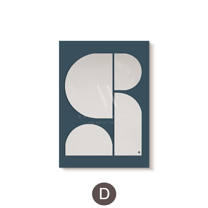 Confronting the Mountain Modern Abstract 3D Wall Art