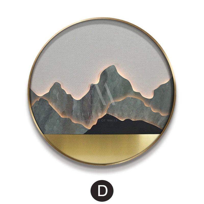 The Battle of the Mountain Modern 3D LED Wall Art