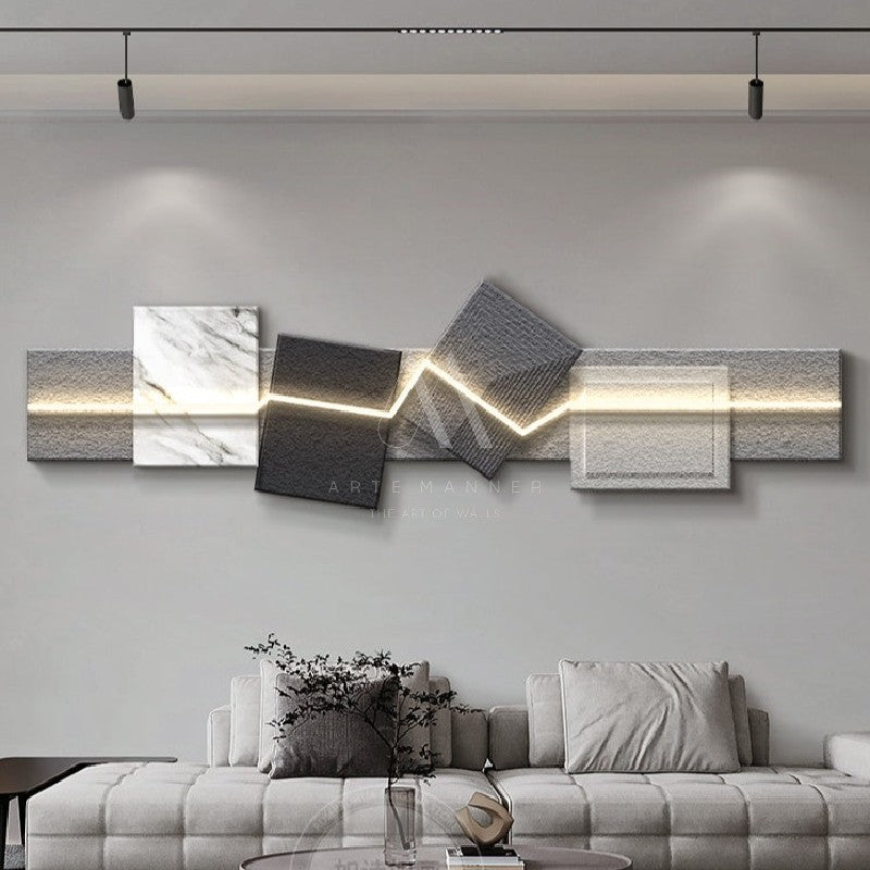 Vision of the Ocean Modern 3D LED Wall Art