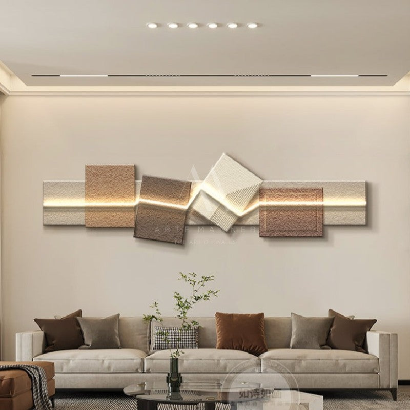 Vision of the Ocean Modern 3D LED Wall Art