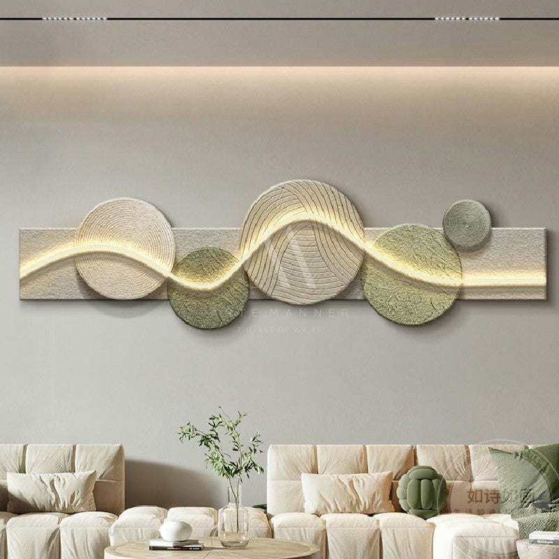 Vision of the Ocean Modern 3D LED Wall Art