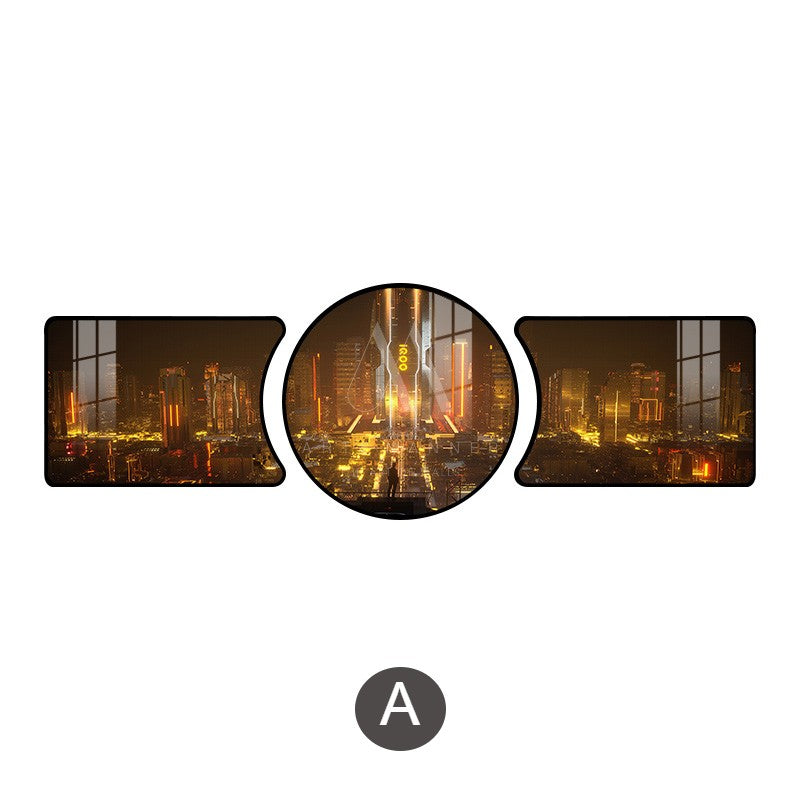 Steampunk Cyberpunk Wall Art (Set of 3)