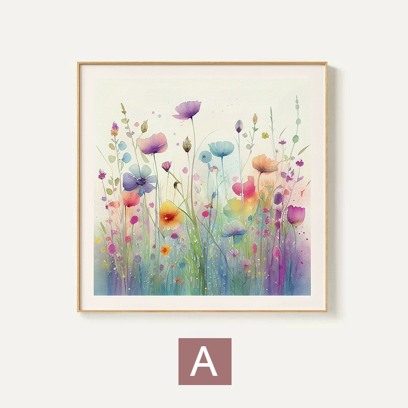 Poppy Field Modern Wall Art