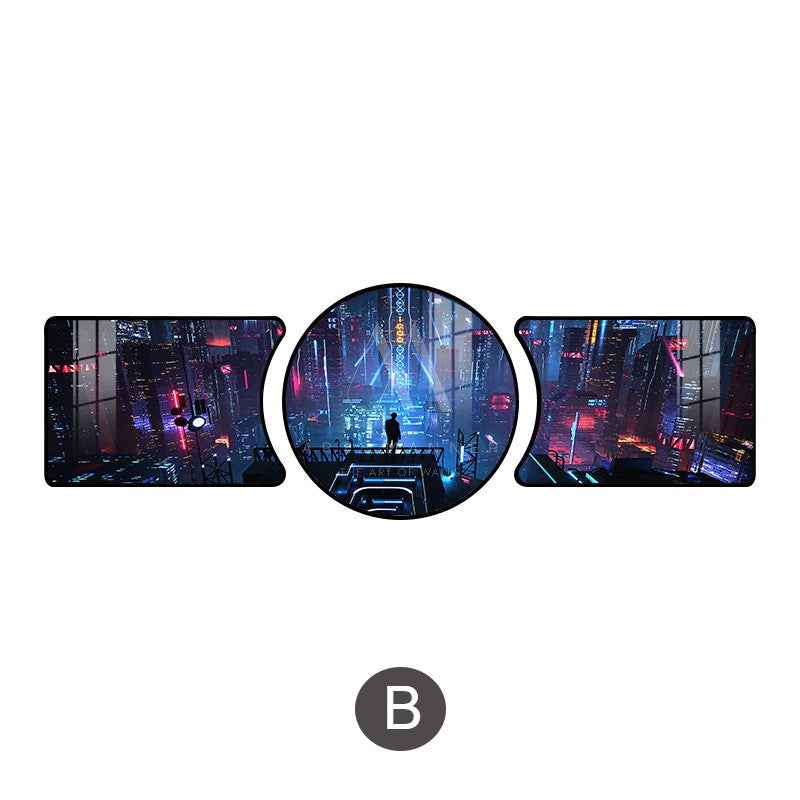 Steampunk Cyberpunk Wall Art (Set of 3)