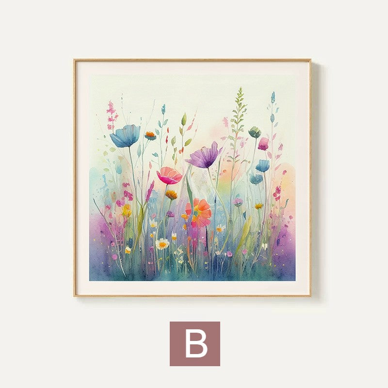 Poppy Field Modern Wall Art