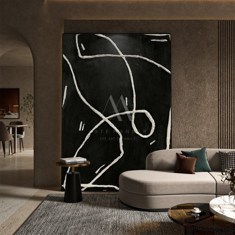 Nomadic Minimalist Abstract Oil Painting