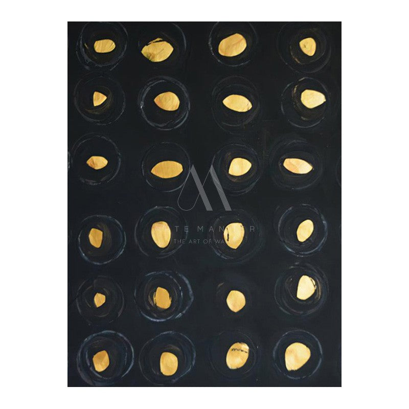 Golden Spirit Minimalist Wall Art