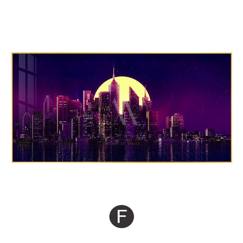 Hyperreal Cyberpunk Wall Art