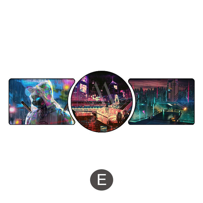 Steampunk Cyberpunk Wall Art (Set of 3)