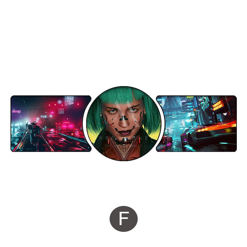 Steampunk Cyberpunk Wall Art (Set of 3)