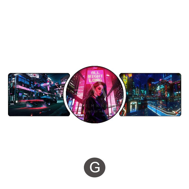 Steampunk Cyberpunk Wall Art (Set of 3)