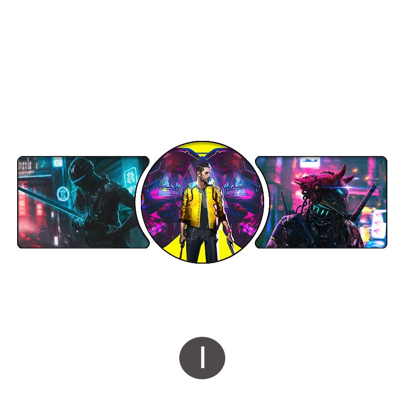 Steampunk Cyberpunk Wall Art (Set of 3)