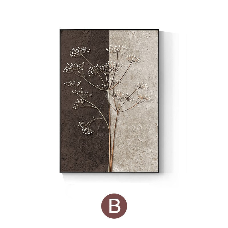 Winter Blossom Wabi Sabi 3D Wall Art