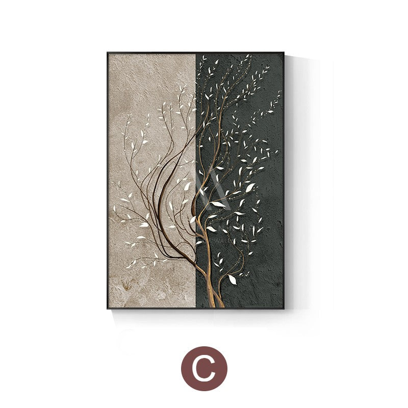 Winter Blossom Wabi Sabi 3D Wall Art