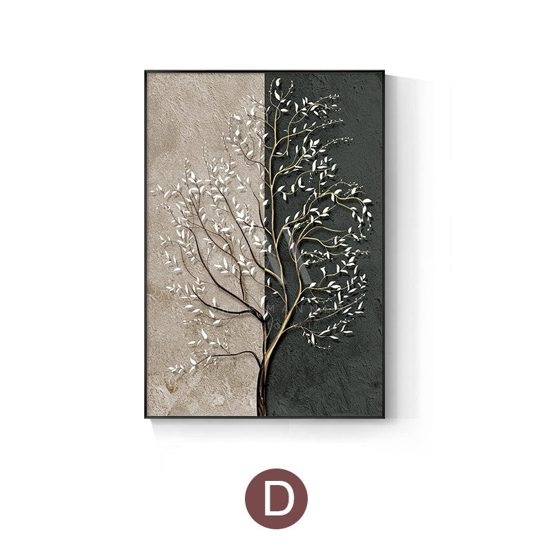 Winter Blossom Wabi Sabi 3D Wall Art