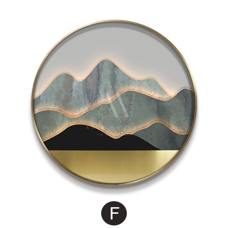 The Battle of the Mountain Modern 3D LED Wall Art