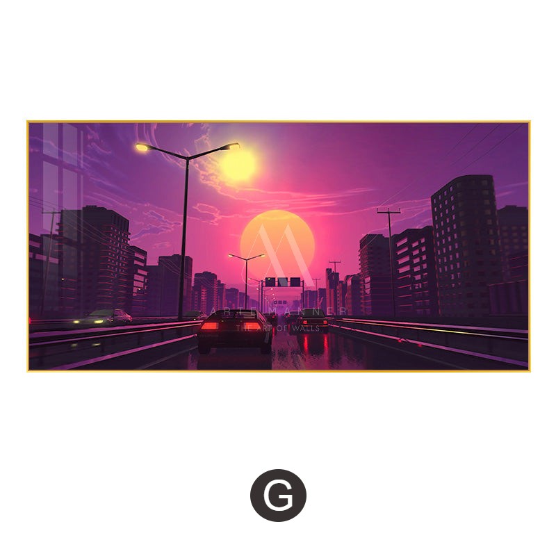 Hyperreal Cyberpunk Wall Art