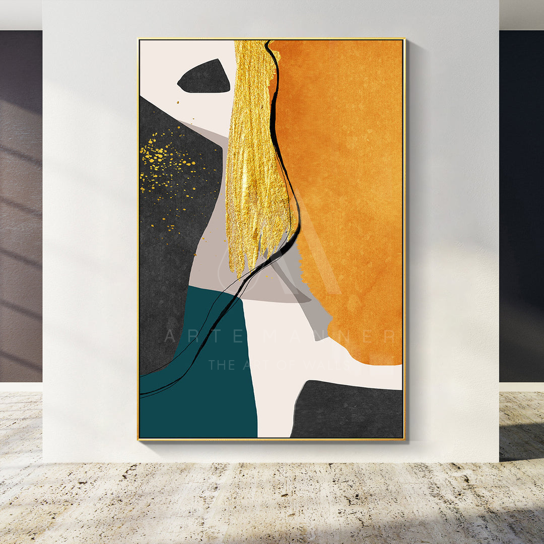 Gold Delight Abstract Wall Art