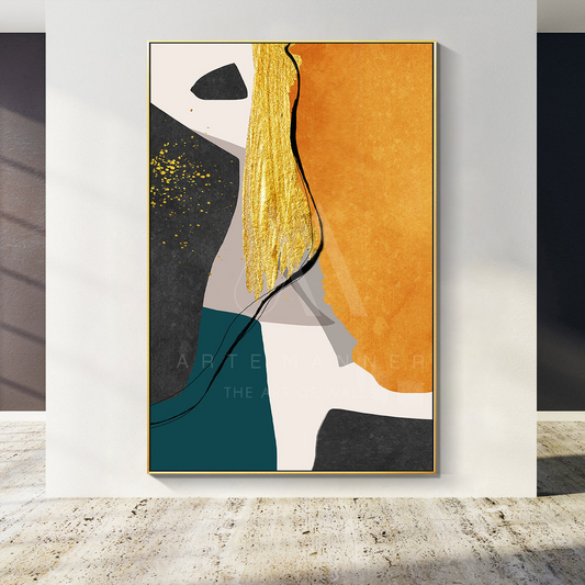 Gold Delight Abstract Wall Art