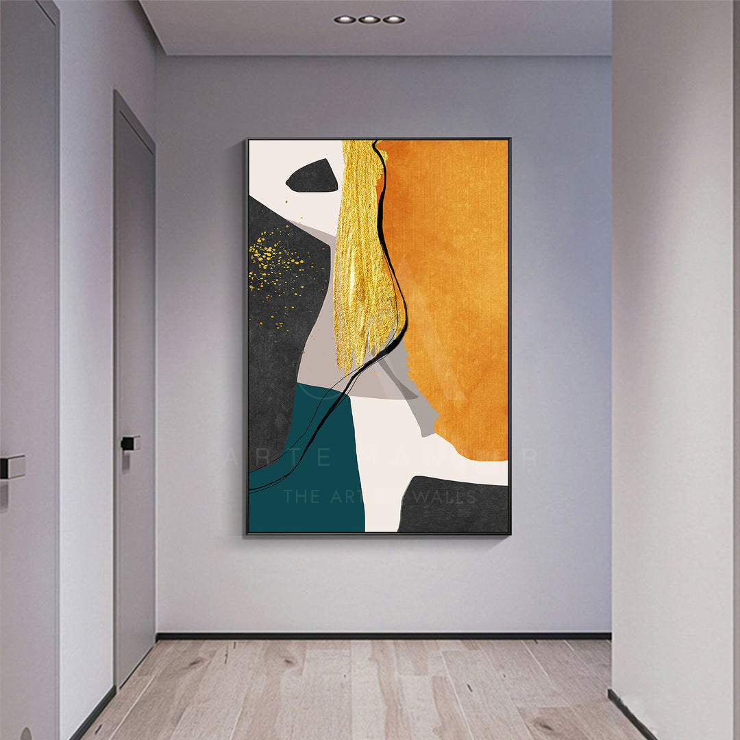 Gold Delight Abstract Wall Art